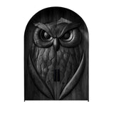 Auralith Handcrafted Solid Wood Arched Double Doors Black - Timberustic Door