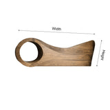 Auraloop Circle Sculpted Solid Wood Headboard and Bed Frame