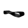 Aurea Flow-Form Sculptural Solid Wood Bench Black - Timberustic Bench