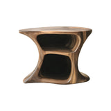 Aurea Loop Sculptural Solid Wood Record Player Stand