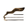 Aurel Sculpted Solid Wood Wine Display Shelf Natural Oak - Timberustic Wine Display Shelf
