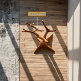 Virelith Sculpted Solid Wood Tree Coat Rack - Timberustic Tree Coat Rack