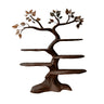 Aurelgrove Handcrafted Solid Wood Tree Bookshelf