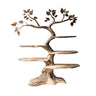 Aurelgrove Handcrafted Solid Wood Tree Bookshelf