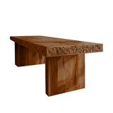 Aurelia Handcrafted Solid Wood Dining Table Brown - Timberustic Dining Table