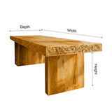Aurelia Handcrafted Solid Wood Dining Table - Timberustic Dining Table
