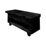Aurelia Live Edge Solid Wood Freestanding Bathroom Vanity with Drawers Black - Timberustic Freestanding Bathroom Vanity with Drawers