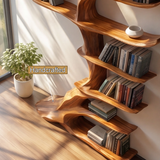 Aurelian Rise Handcrafted Solid Wood Tree Bookshelf - Timberustic Tree Bookshelf