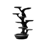 Aurelian Sculpted Solid Wood Tree-Inspired Cat Tree Shelf Black - Timberustic Tree-Inspired Cat Tree Shelf