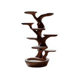 Aurelian Sculpted Solid Wood Tree-Inspired Cat Tree Shelf Dark Walnut - Timberustic Tree-Inspired Cat Tree Shelf