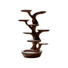 Aurelian Sculpted Solid Wood Tree-Inspired Cat Tree Shelf Dark Walnut - Timberustic Tree-Inspired Cat Tree Shelf
