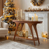 Aurelian Solid Wood Console Table