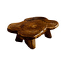 Aurelin Bloom III Solid Wood Hand Carved Coffee Table