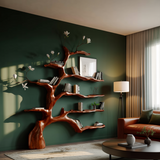 Aurelin Bloom II Solid Wood Tree Bookshelf