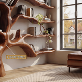 Aurelin Bloom II Solid Wood Tree Bookshelf - Timberustic Tree Bookshelf