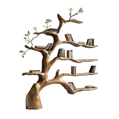 Aurelin Bloom II Solid Wood Tree Bookshelf