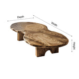 Aurelin Bloom IV Solid Wood Organic Coffee Table
