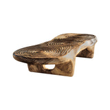 Aurelin Bloom Solid Wood Hand Carved Coffee Table