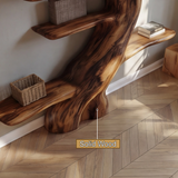 Aurelin Bloom Solid Wood Tree Bookshelf - Timberustic Tree Bookshelf