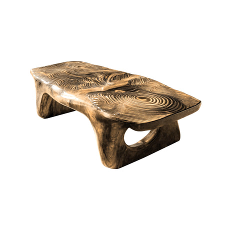 Aurelin Bloom VI Solid Wood Hand Carved Coffee Table
