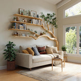 Aurelin Bloom Wall-Mounted Tree Bookshelf