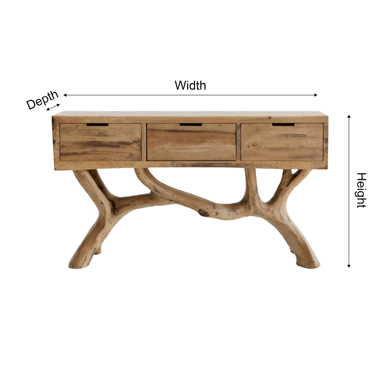 Aurelin Branch Solid Wood Console Table