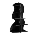 Aurelin Double Wave Solid Wood Bookshelf