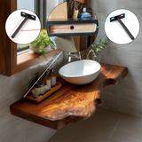 Aurelin Drift Live Edge Floating Bathroom Vanity - Timberustic Floating Bathroom Vanity