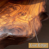 Aurelin Drift Live Edge Floating Bathroom Vanity - Timberustic Floating Bathroom Vanity