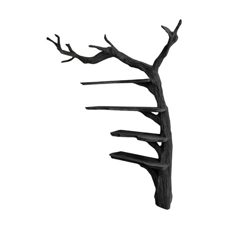Aurelin Rooted Solid Wood Tree Bookshelf