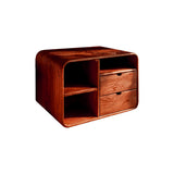 Aurelin Softcurve Duo Solid Wood Bedside Table