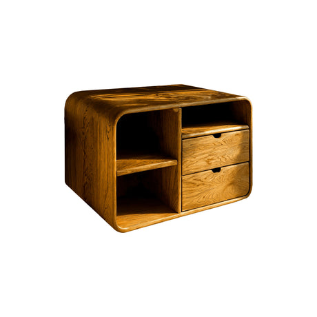 Aurelin Softcurve Duo Solid Wood Bedside Table
