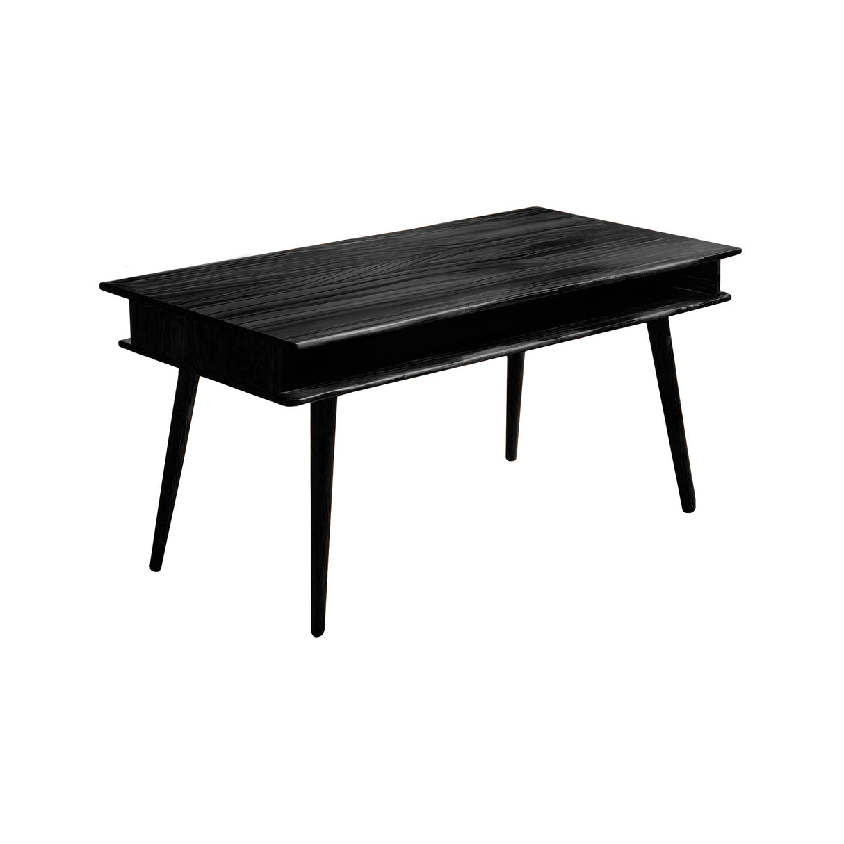 Aurelin Study Solid Wood Desk with Drawers