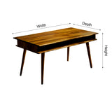 Aurelin Study Solid Wood Desk with Drawers