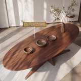 Aureline Sculpted Solid Wood Dining Table - Timberustic Dining Table
