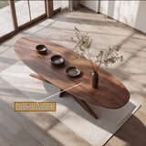 Aureline Sculpted Solid Wood Dining Table - Timberustic Dining Table