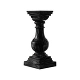 Aurelis Handcrafted Solid Wood Pedestal Stand Black - Timberustic Pedestal Stand