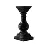 Aurelis Handcrafted Solid Wood Pedestal Stand Black - Timberustic Pedestal Stand