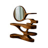 Aurelisse Handcrafted Solid Wood Cosmetic Table Brown - Timberustic Cosmetic Table