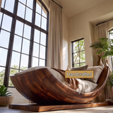 Aurelith Handcrafted Solid Wood Chaise Lounge - Timberustic Chaise Lounge