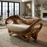 Aurelith Handcrafted Solid Wood Sofa - Timberustic Sofa