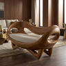 Aurelith Handcrafted Solid Wood Sofa Brown - Timberustic Sofa