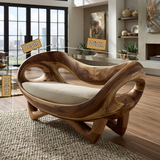 Aurelith Handcrafted Solid Wood Sofa - Timberustic Sofa