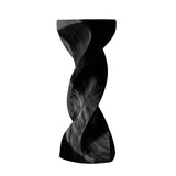 Aurelium Solid Wood Pedestal Stand Black - Timberustic Pedestal Stand