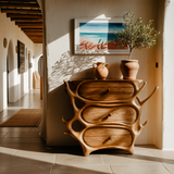 Aurelius Sculpted Solid Wood Sideboard Cabinet