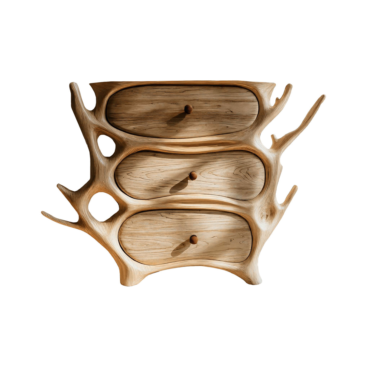 Aurelius Sculpted Solid Wood Sideboard Cabinet