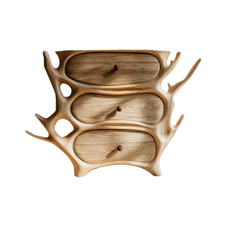 Aurelius Sculpted Solid Wood Sideboard Cabinet