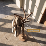 Aurelthorn Sculpted Solid Wood Tree Coat Rack - Timberustic Tree Coat Rack
