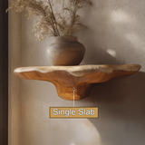 Aurem Hollow Live Edge Solid Wood Mushroom Floating Shelf SPA201024 - Timberustic Floating Shelf