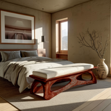 Auren Frame Solid Wood Bed Bench